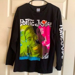 Long sleeve Tupac Poetic Justice Shirt
